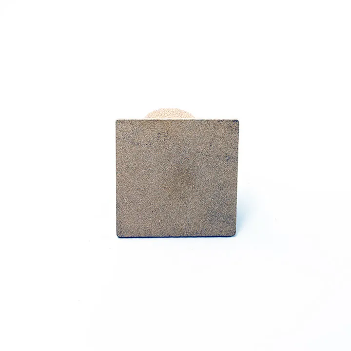 BRONZE FILTER CARTRIDGE PLATE 100X100X3 80MICRON 