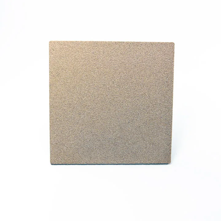 BRONZE FILTER CARTRIDGE PLATE 60X60X3 80MICRON 