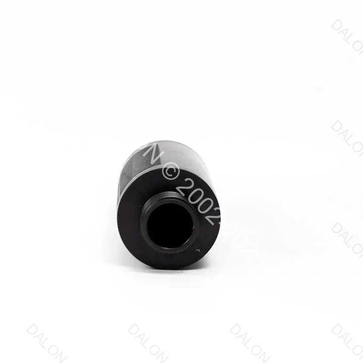 PLASTIC SILENCER SPL-F 1/4 WITH WOOL FELT + ALUMINIUM NET COLOR BLACK