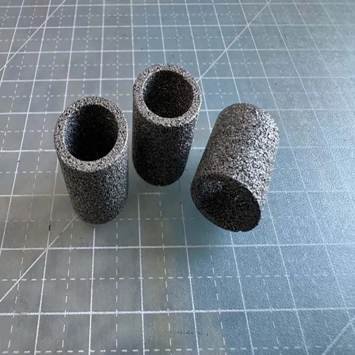 STEEL FILTER CAP 2X5.9X13.09 10MICRON