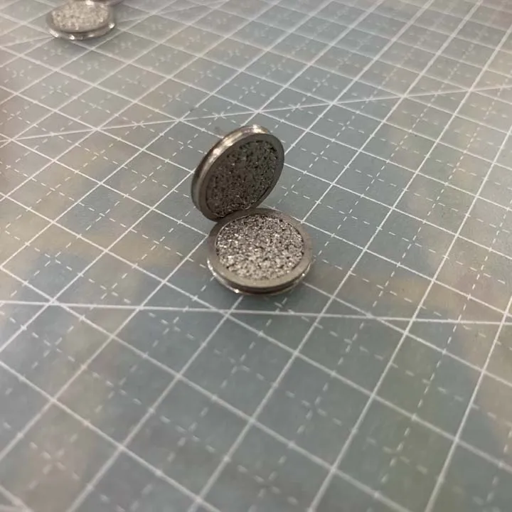  stainless steel filter for cryogenic gases - SINTERED STAINLESS STEEL AISI316L FILTER DISC 20X2