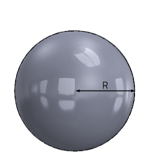 Ball radius